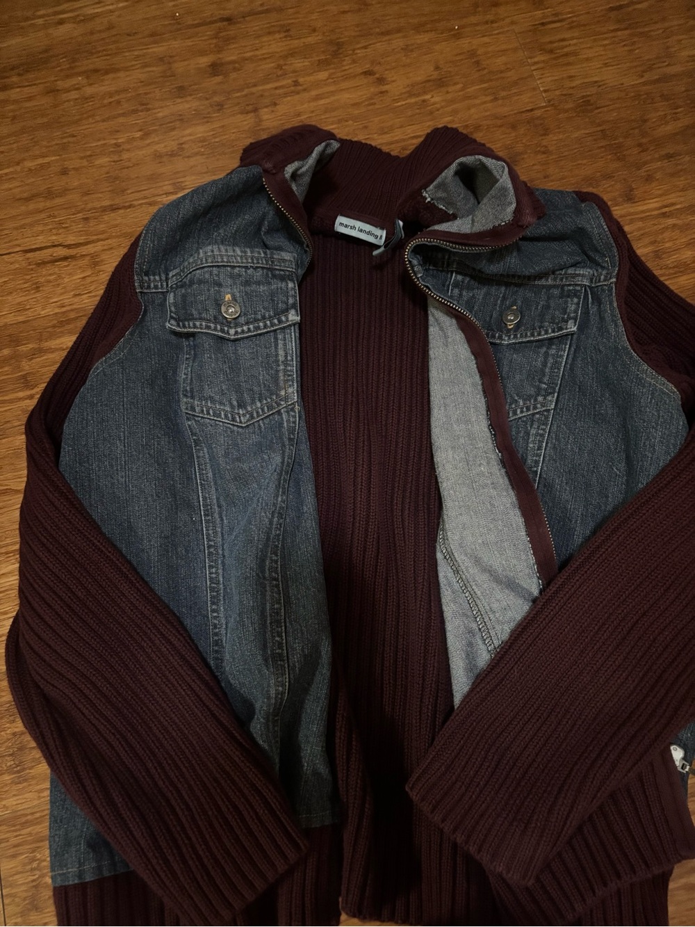 Marsh Landing Ribbed Knit Top in Deep Wine